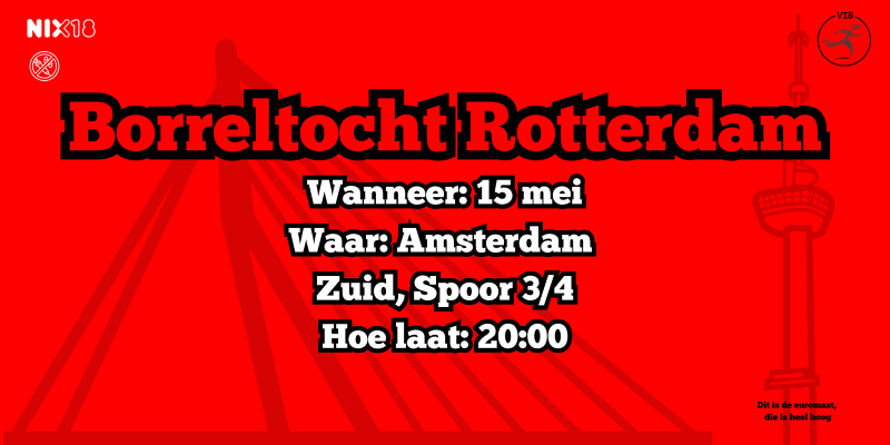 Borreltocht Rotterdam