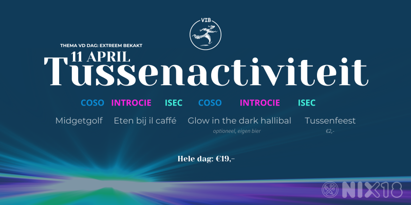 Tussenactiviteit - Dag + feest